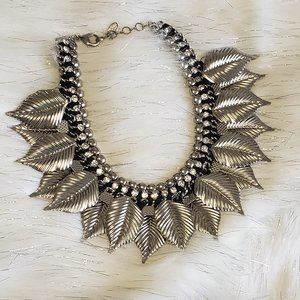 Amrita Singh RARE Leaf Design Statement Necklace